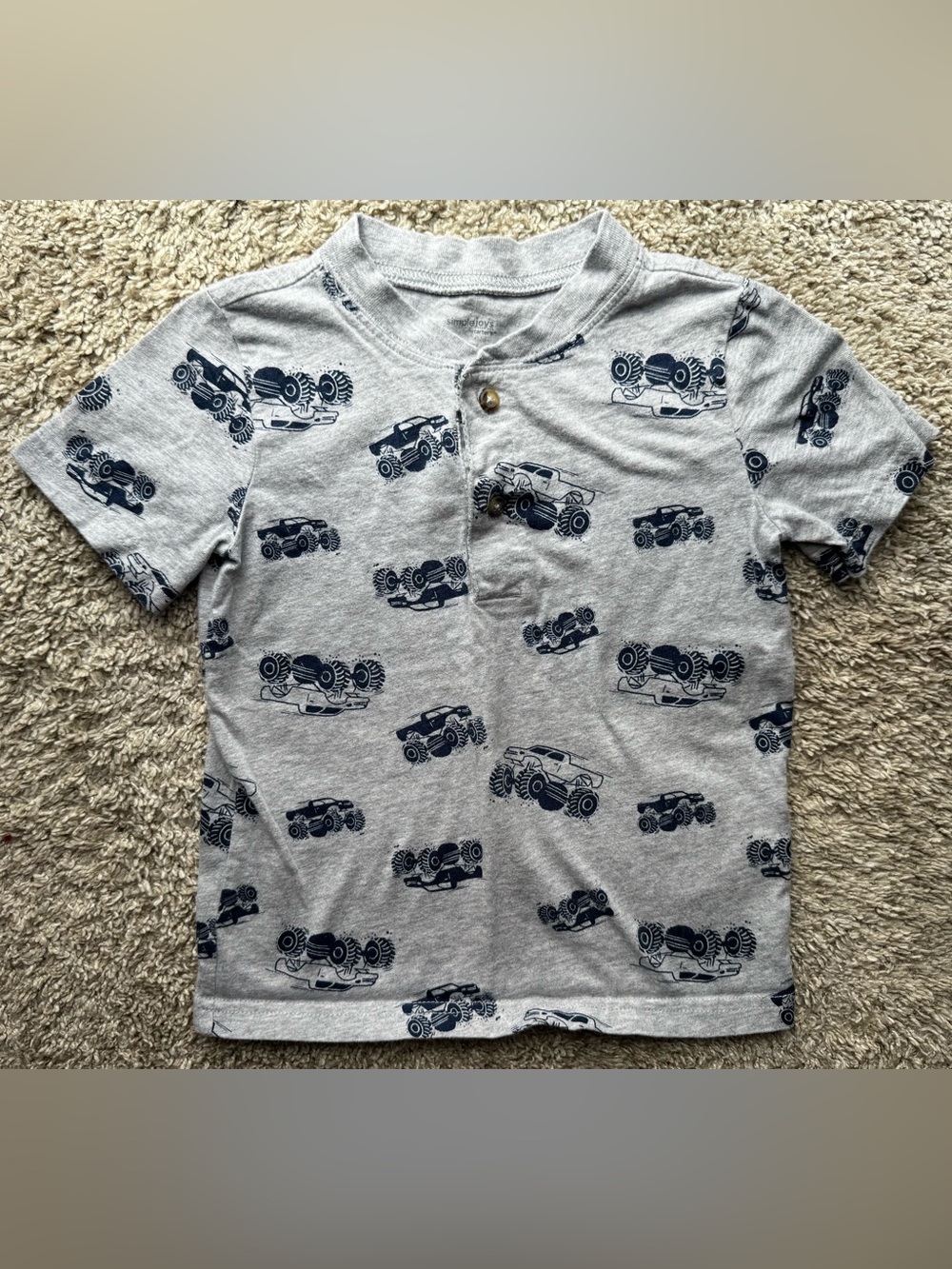 Simple Joys by Carter’s 3T Monster Truck Toddler short sleeve T-Shirt